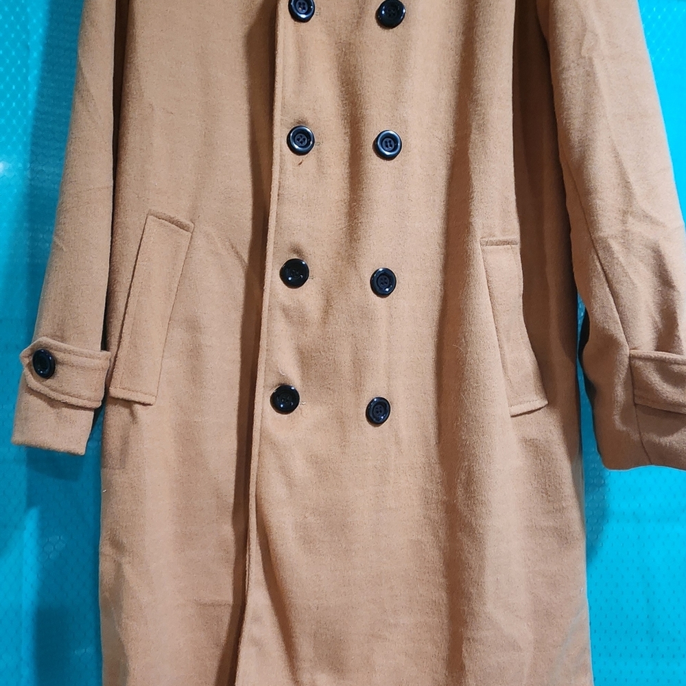 Super cute Tan peacoat